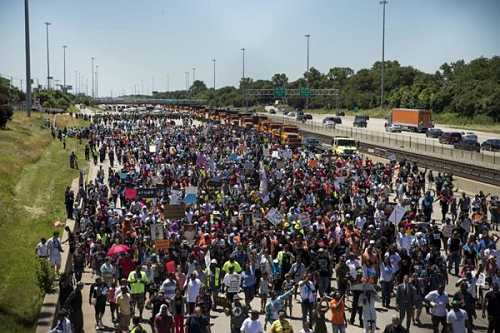 Protest Draws Thousands Who Are Demanding More Be Done About Chicago’s Gun Violence