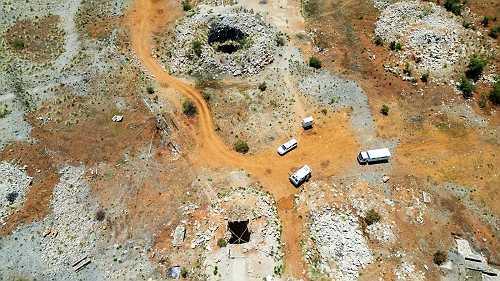 South Africa's illegal gold miners are locked in an underground standoff with police South Africa's illegal gold miners are locked in an underground standoff with police