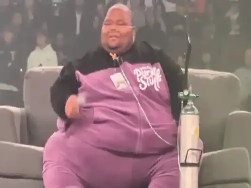 Fans worried after overweight rapper Dave Blunts performed with help of oxygen tank - Face2Face Africa