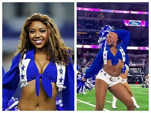 Meet the Dallas Cowboys cheerleader with alopecia who has gone viral after performing without a wig - Face2Face Africa