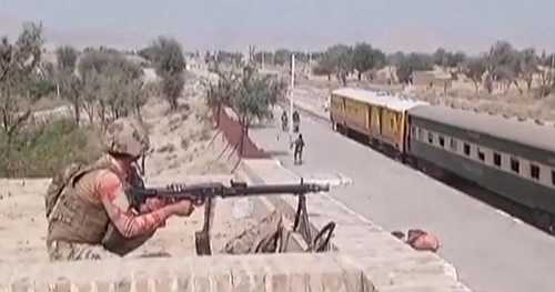 Operation underway to rescue hostages on hijacked train in Pakistan