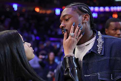 New Couple Alert? Cardi B & Stefon Diggs Cozy Up Courtside