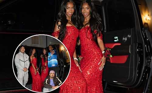 DIDDY'S SECOND YOUNGEST KIDS, THE COMBS TWINS, HEAD TO PROM
