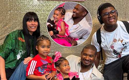 USHER SHARES SWEET PHOTOS FROM DAUGHTER'S RECITAL: 'GIRL DAD MODE'