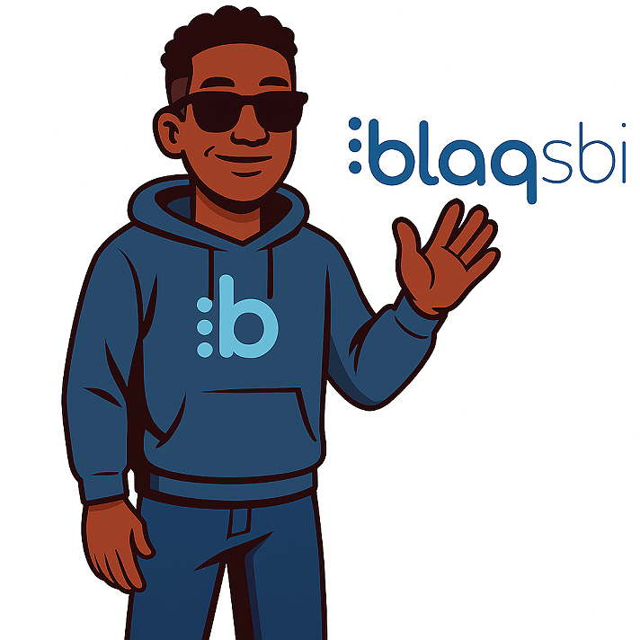 What do you think about this guy as our Blaqsbi Character/Mascot?