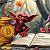 Post: In a glade where moonlight weaves its silver thread, A crimson imp with horns like twisted night,...