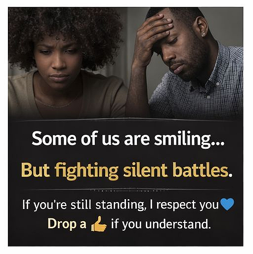 Some of us wake up every day and show up strong.We smile. We joke. We keep going.But behind...